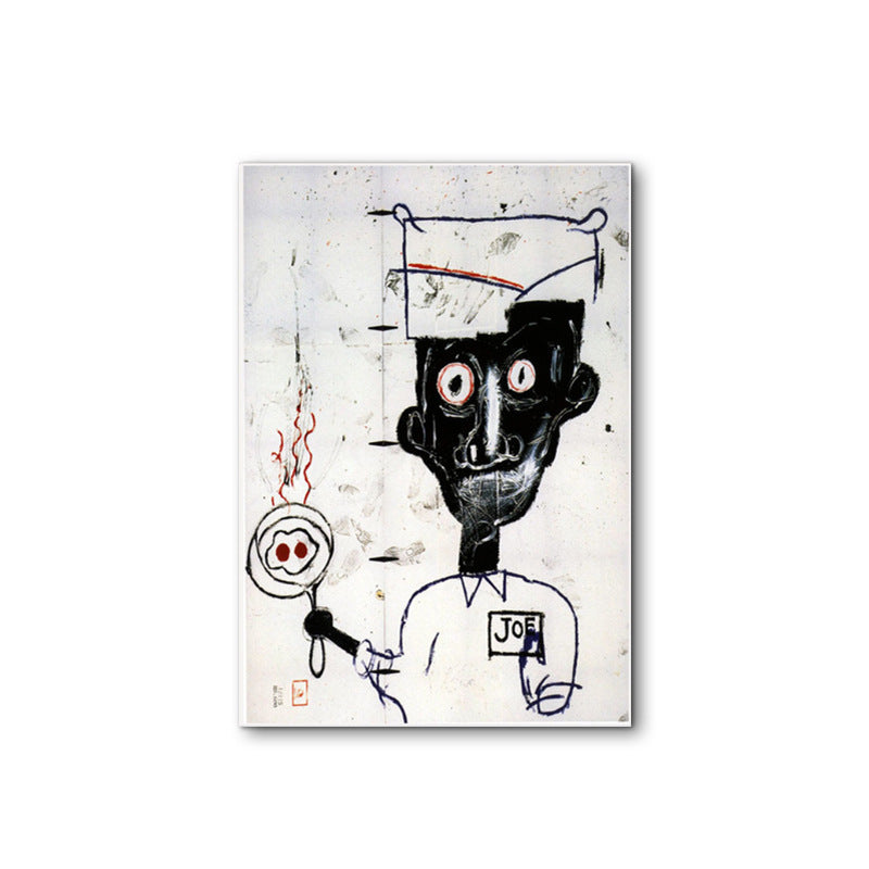 Abstract Graffiti Frameless Canvas Decorative Wall Art