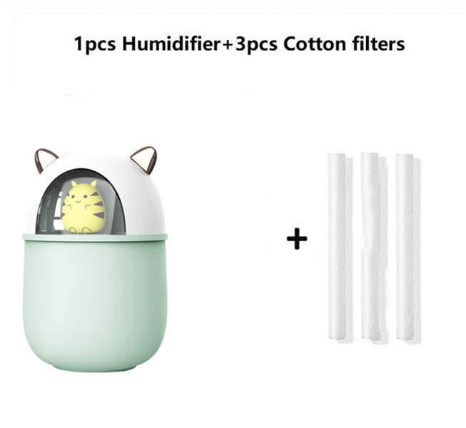 Mini Bear Humidifier Home Silent Spray Rehydrating Creativity