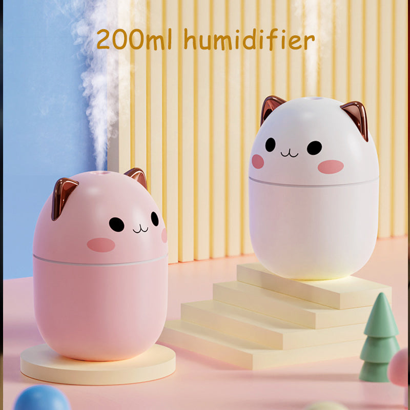 Humidificateur Chat Mignon – Diffuseur de brume fraîche USB