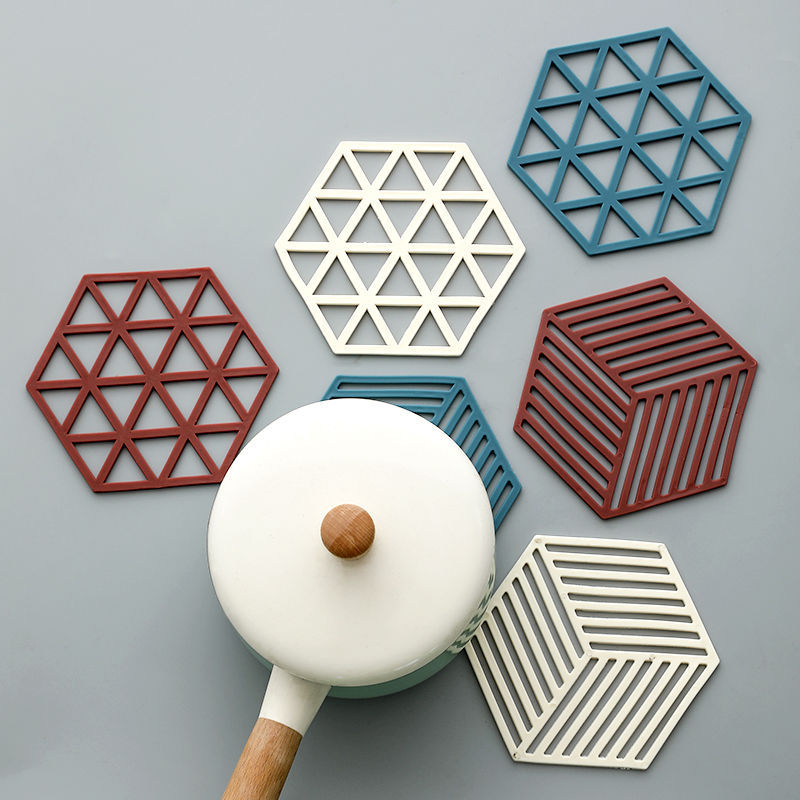 2er-Set nordische, schlichte Getränkeuntersetzer, Tischsets, Tassenuntersetzer, Isolieruntersetzer, Heimdeko-Platzsets, Silikonuntersetzer