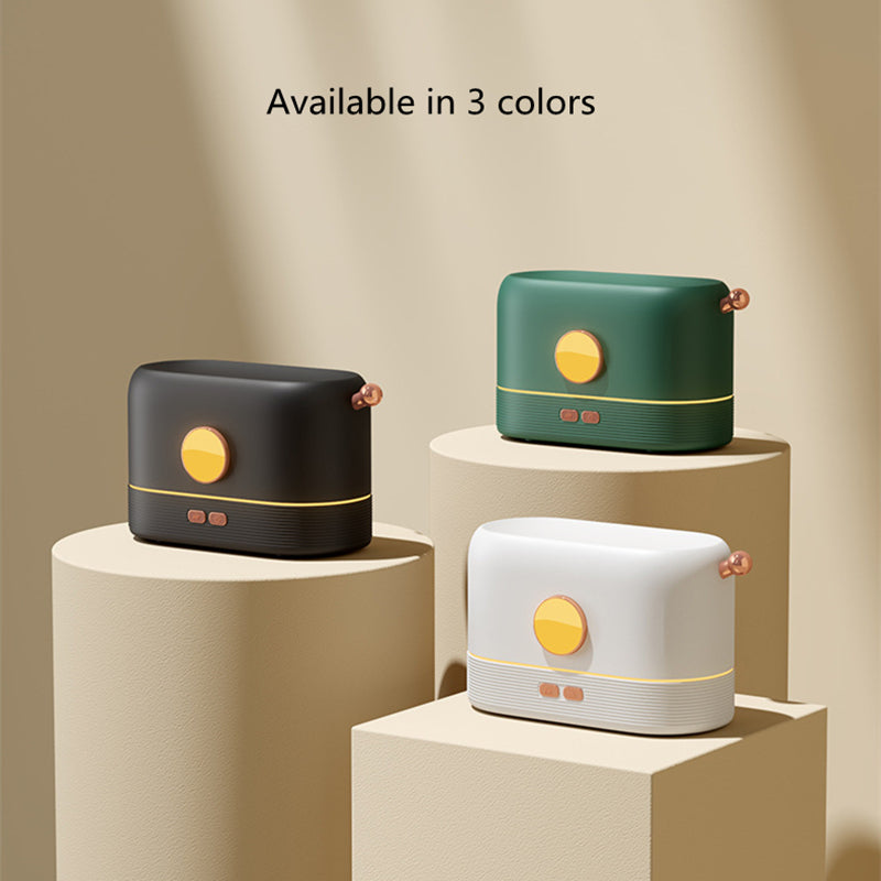 Luftbefeuchter mit Flammensimulation – Tisch-Aromadiffusor