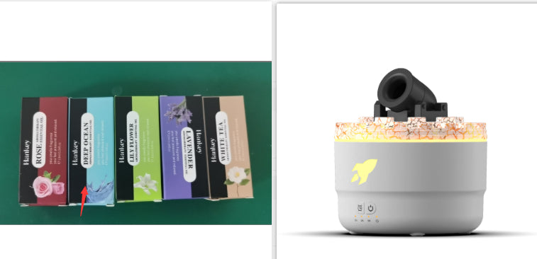 Portable LED Mist Humidifier for Bedroom Ambience