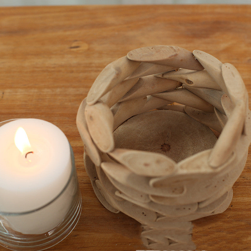 Cadeau créatif pour un mariage ou la maison - Bougeoir fait main