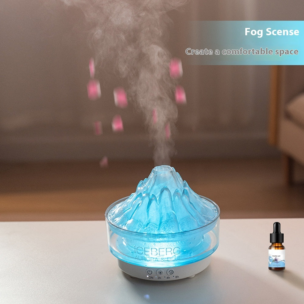 LED Fire Mist Humidifier with Color Changing Light