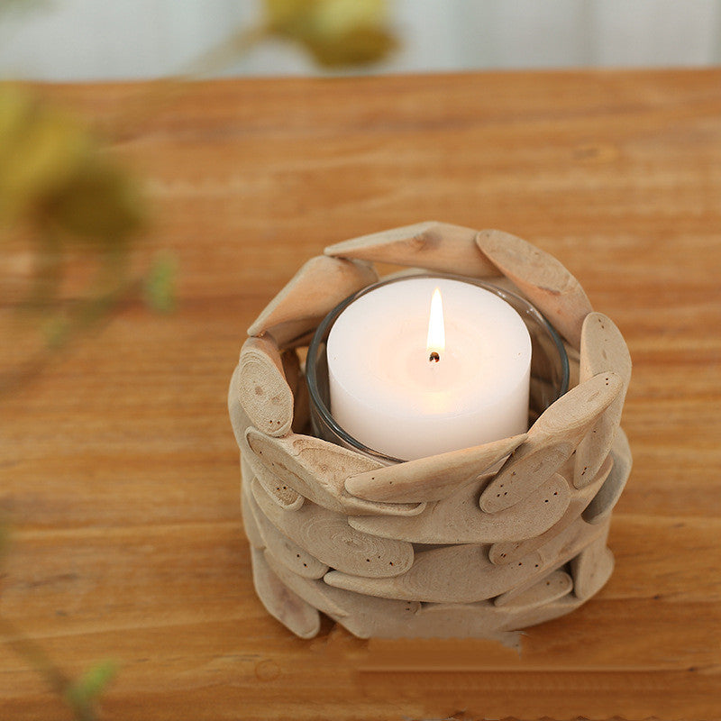 Cadeau créatif pour un mariage ou la maison - Bougeoir fait main