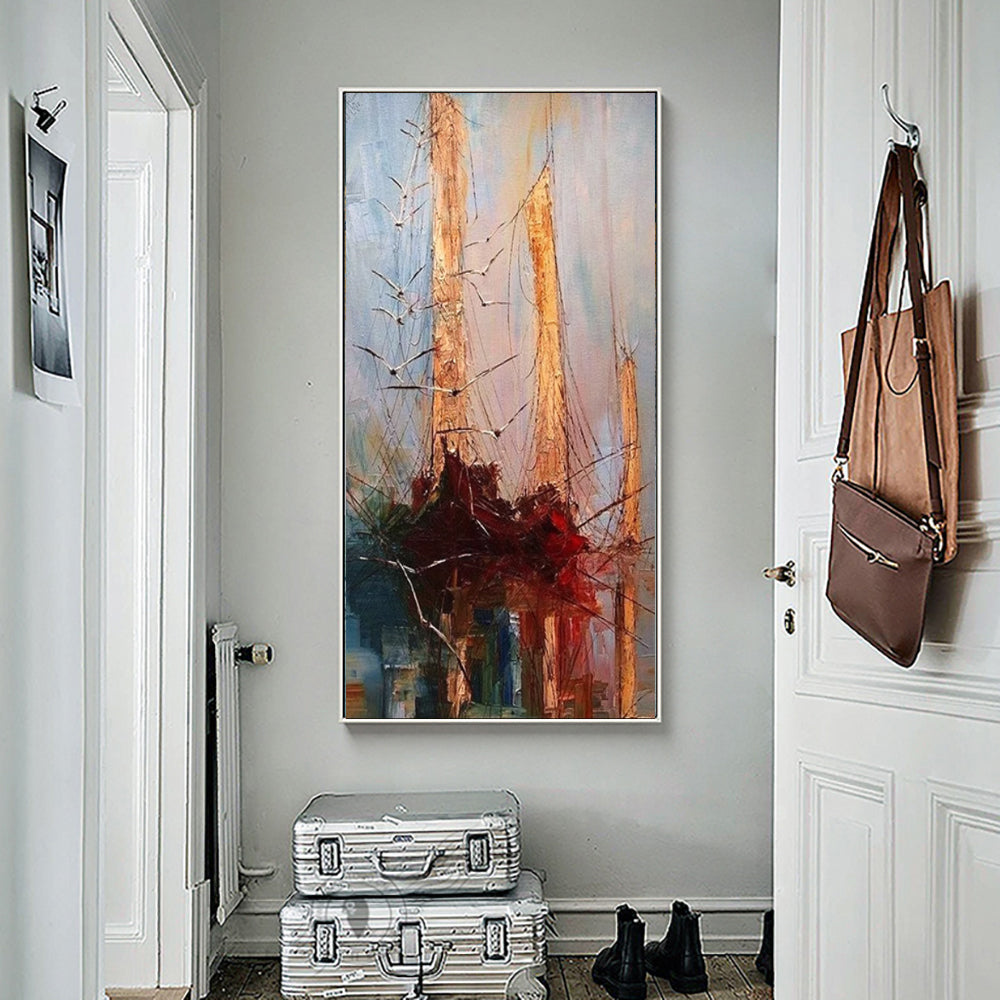 Piratenschiff-Leinwandbild, nautische Wandkunst