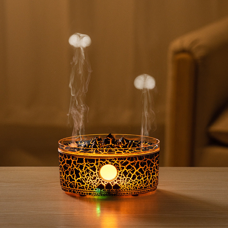 LED Fire Mist Humidifier with Color Changing Light