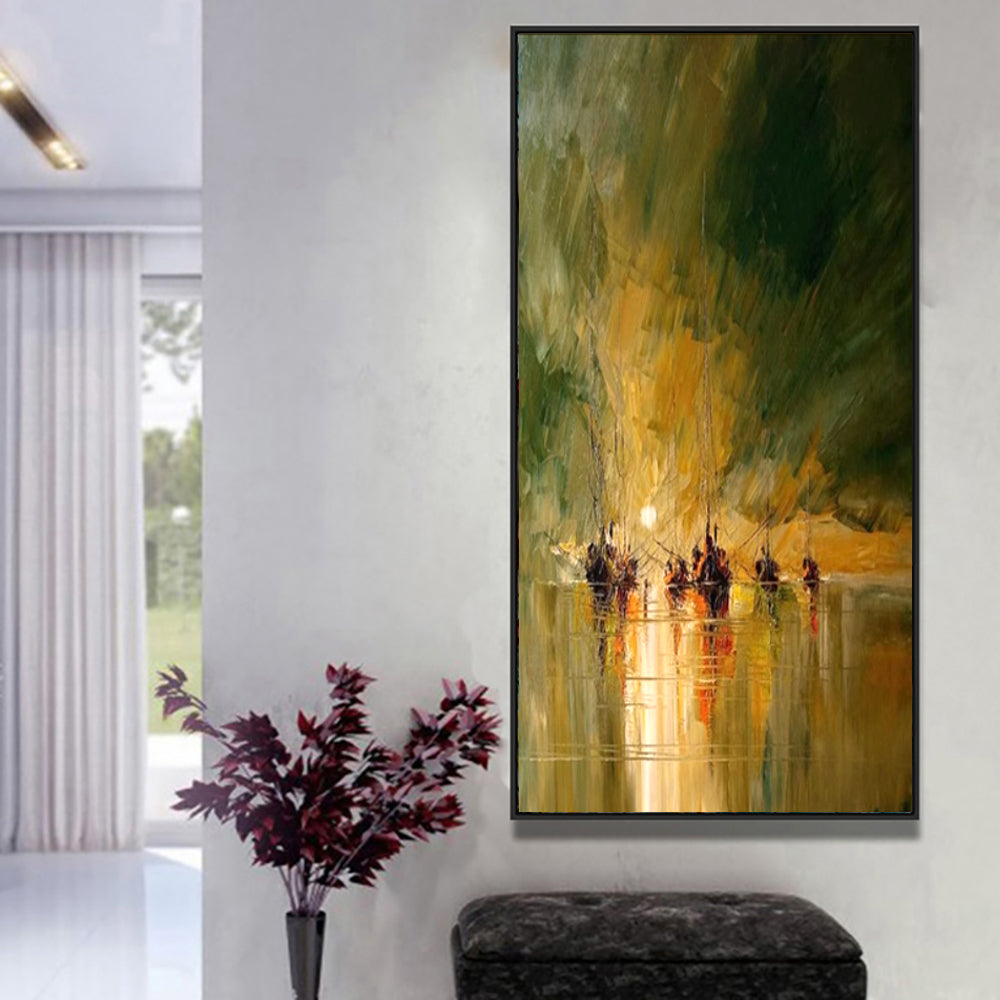 Piratenschiff-Leinwandbild, nautische Wandkunst