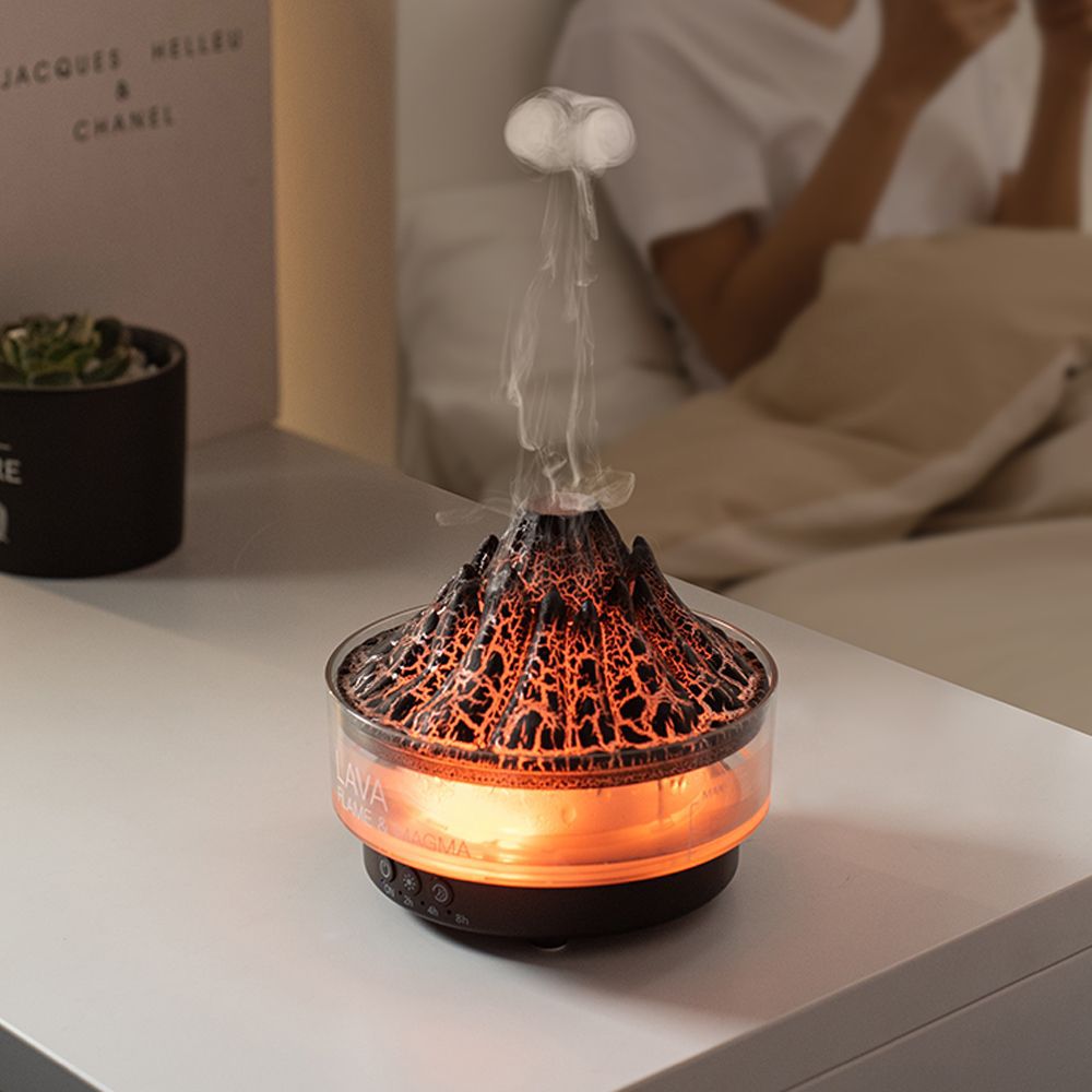 LED Fire Mist Humidifier with Color Changing Light