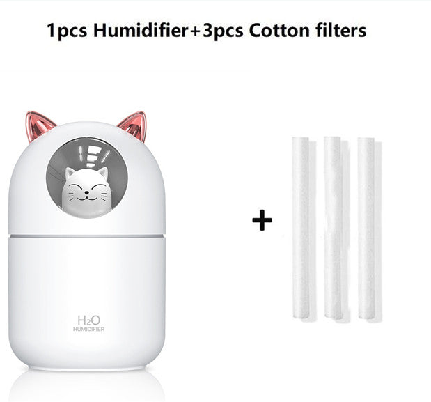 Mini Bear Humidifier Home Silent Spray Rehydrating Creativity