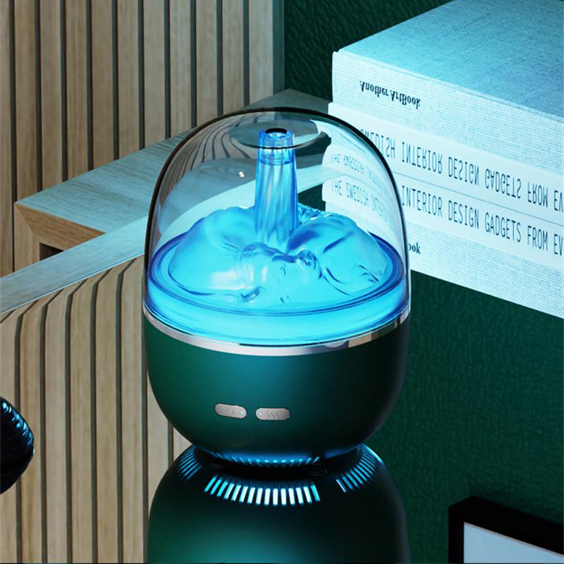 Diffuseur d'arômes ultrasonique – Humidificateur à brume LED couleur