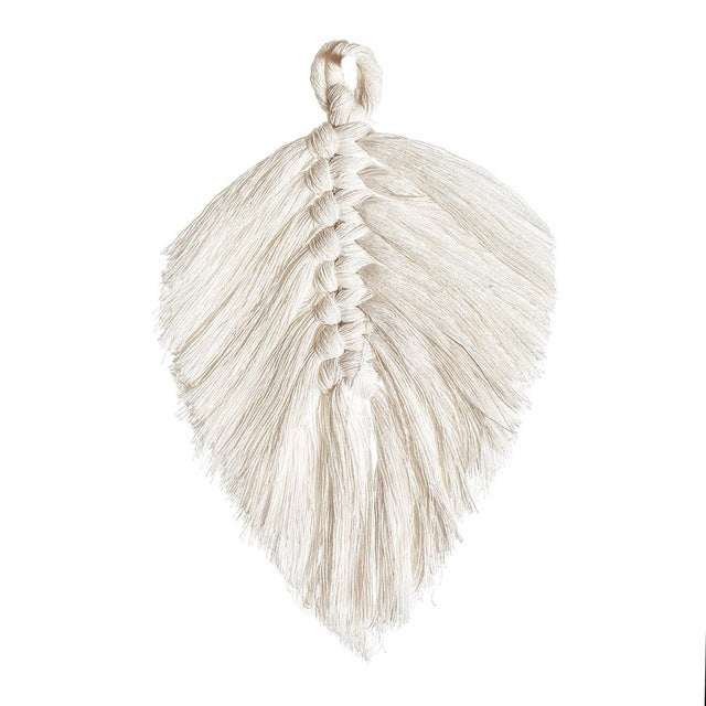 Dessous de verre en macramé tissés à la main, sets de table tressés en corde de coton