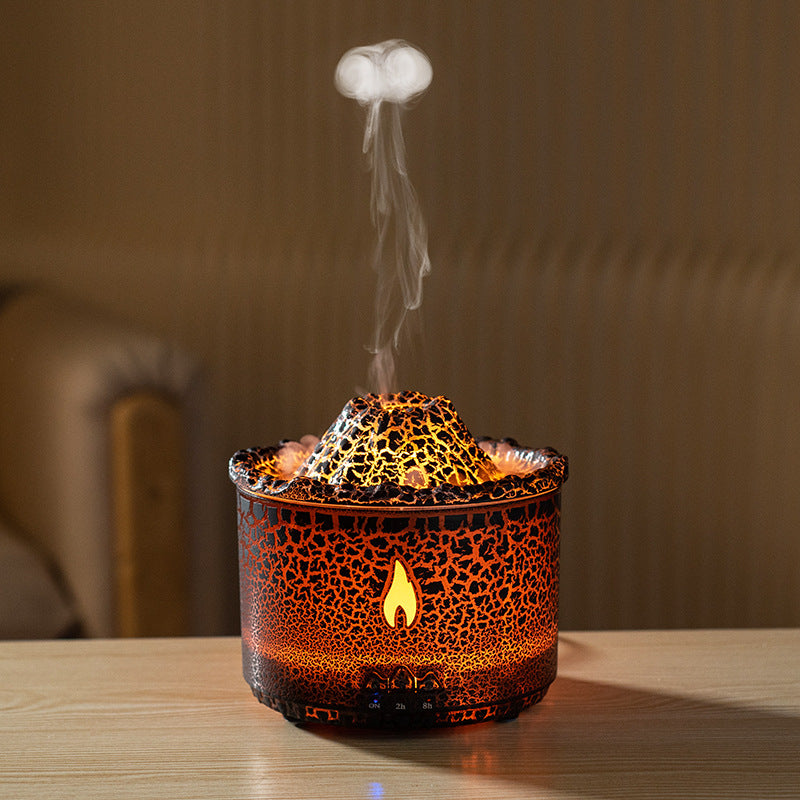 LED Fire Mist Humidifier with Color Changing Light