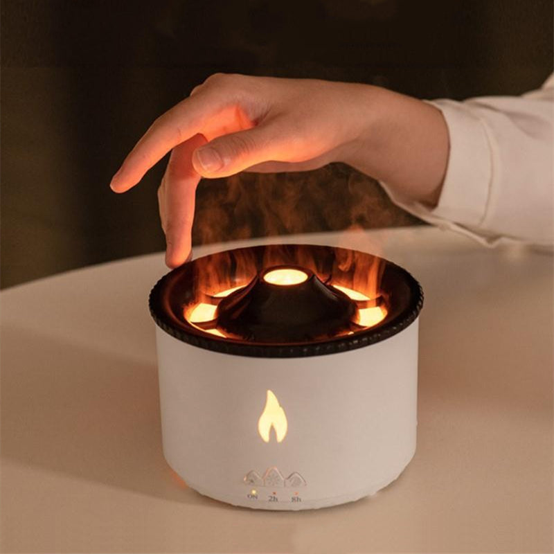 Diffuseur à flamme volcanique – Humidificateur à brume méduse