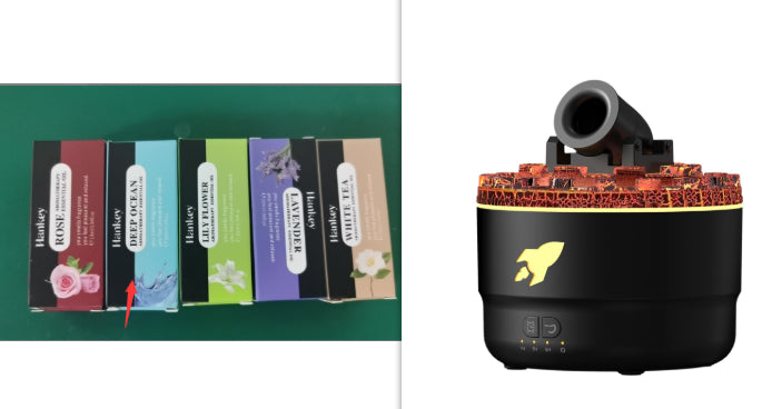 Portable LED Mist Humidifier for Bedroom Ambience