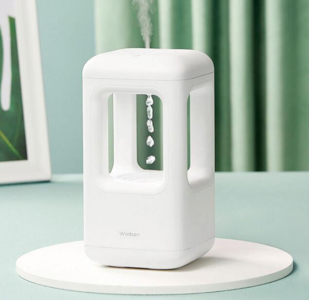 Humidificateur à goutte d'eau anti-gravité – Diffuseur de brume LED