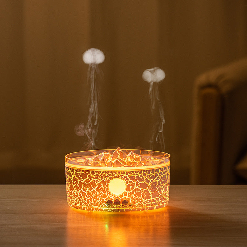 LED Fire Mist Humidifier with Color Changing Light