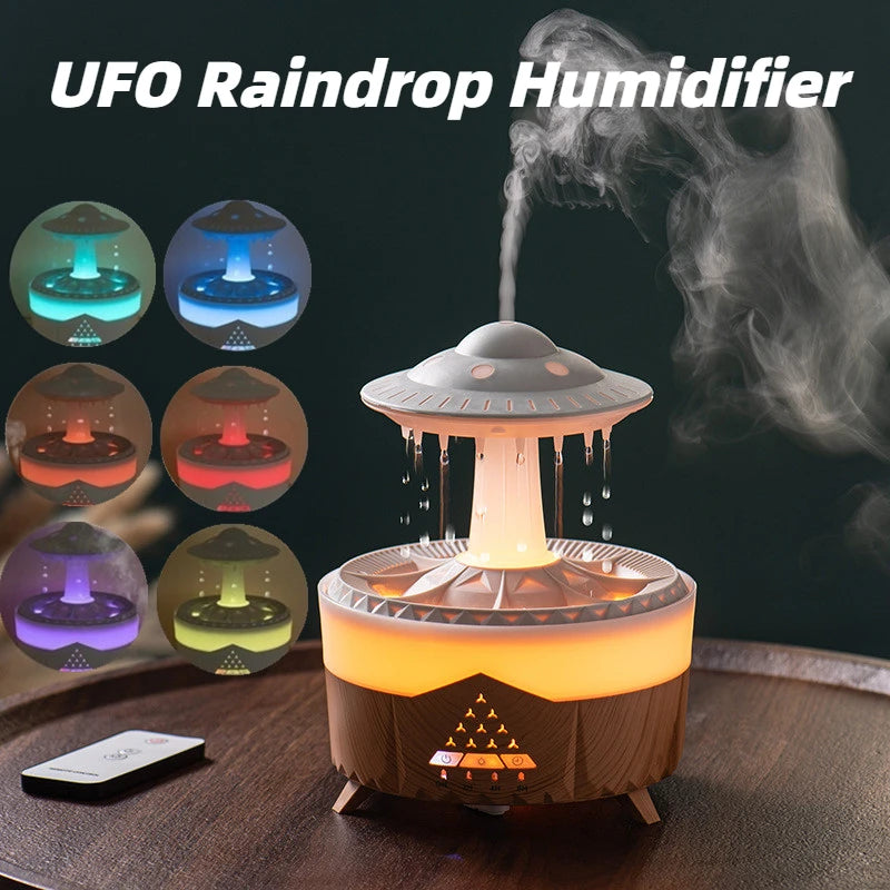 UFO-Regentropfen-Luftbefeuchter mit Aromadiffusor (USB)