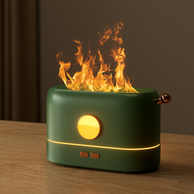 Humidificateur à flamme simulée – Diffuseur d'arômes de bureau