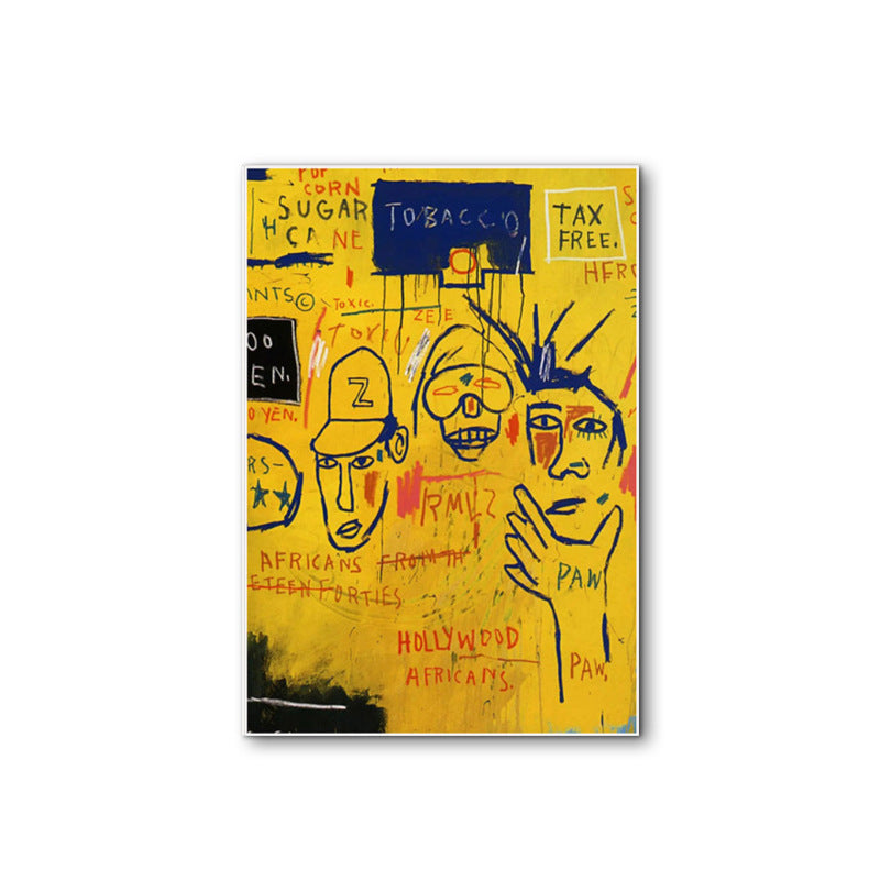 Abstract Graffiti Frameless Canvas Decorative Wall Art