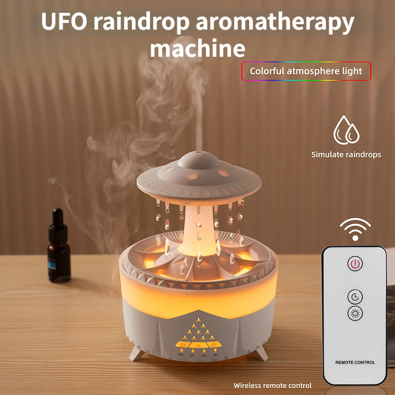 UFO-Regentropfen-Luftbefeuchter mit Aromadiffusor (USB)