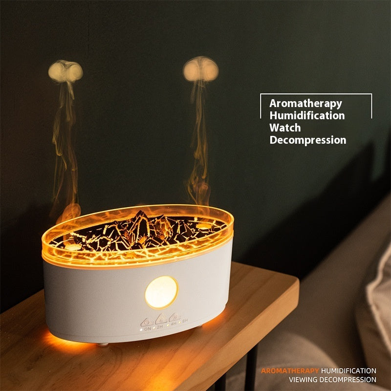 LED Fire Mist Humidifier with Color Changing Light