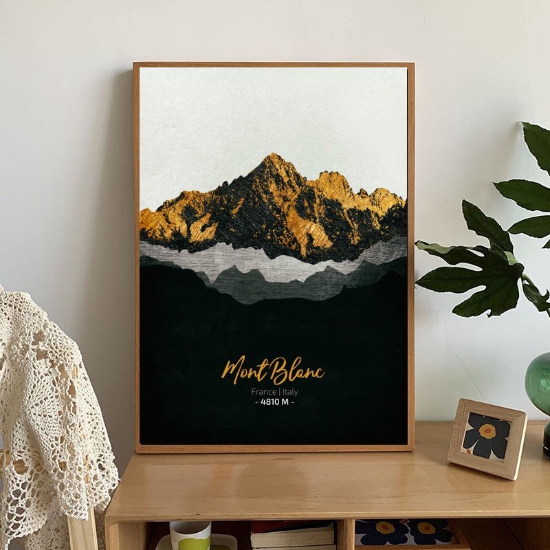 Abstraktes Wandposter, moderner Wohndruck