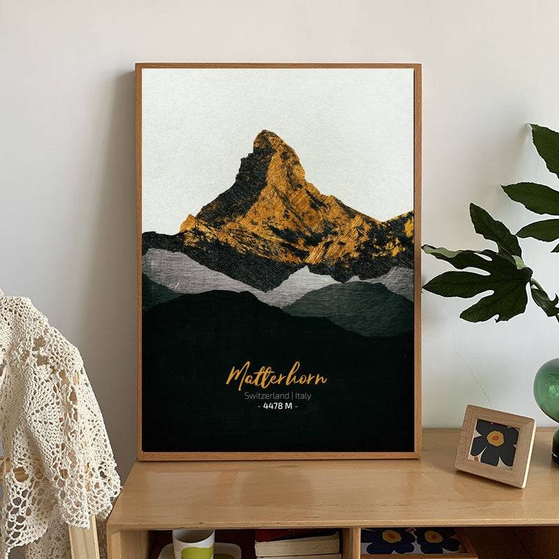 Abstraktes Wandposter, moderner Wohndruck