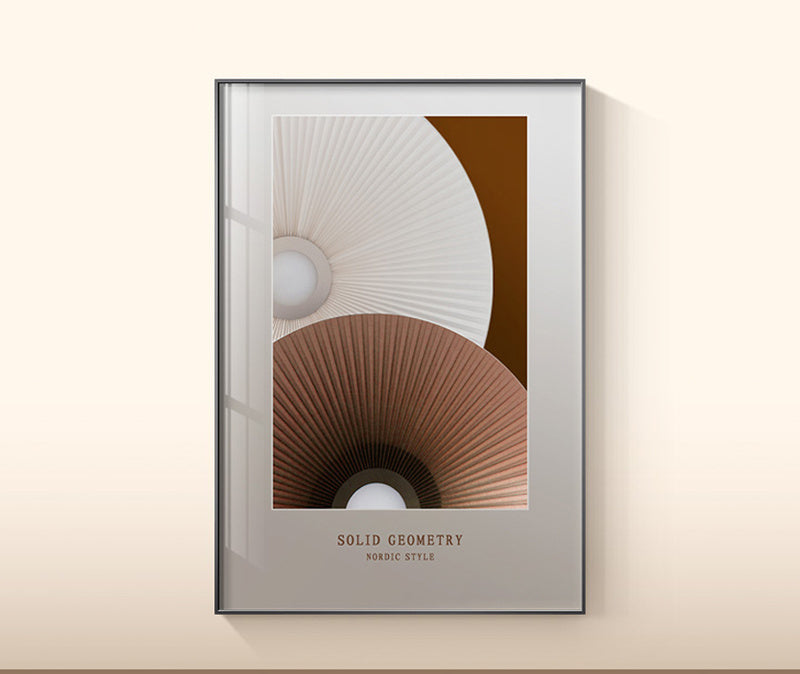 Wandbild mit Blättern auf Leinwand, botanische Wohndekoration