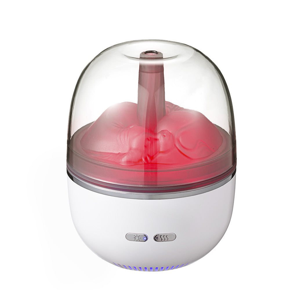 Diffuseur d'arômes ultrasonique – Humidificateur à brume LED couleur